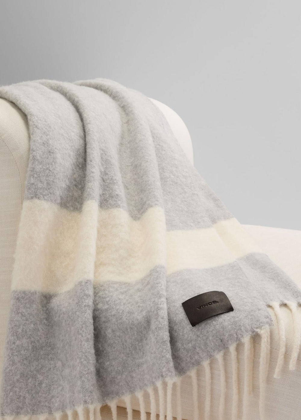 Brushed Alpaca-Blend Throw in Pillows & Blankets | Vince on sale