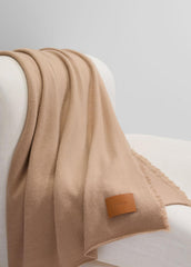 Cashmere Reverse Jersey Throw in Pillows & Blankets | Vince US