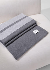 Cashmere Jersey Stripe Throw in Pillows & Blankets | Vince Online