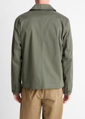 Italian Peached Stretch-Cotton Jacket in Jackets | Vince sale