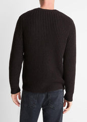 Utility Shaker Merino Wool Sweater in Crew Neck | Vince Online