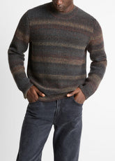 Space-Dye Shaker Wool-Blend Sweater in Crew Neck | Vince discount