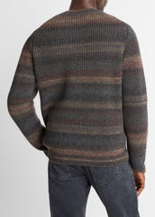 Space-Dye Shaker Wool-Blend Sweater in Crew Neck | Vince discount