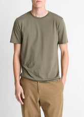 Pima Cotton Crew Neck T-Shirt in Short Sleeve | Vince Online