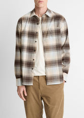 Missoula Plaid Button-Front Shirt in Long Sleeve | Vince on sale