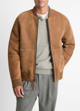 Shearling Bomber Jacket in Jackets | Vince on sale