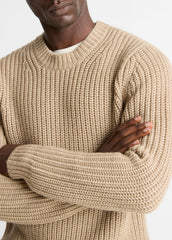 Utility Shaker Merino Wool Sweater in Crew Neck | Vince near me