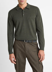 Wool Polo Sweater in Sweaters | Vince discount