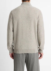 Plush Cashmere Quarter-Zip Sweater in Quarter Zip | Vince US