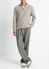 Plush Cashmere Quarter-Zip Sweater in Quarter Zip | Vince US