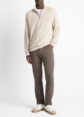 Geo-Jacquard Wool-Blend Quarter-Zip Sweater in Quarter Zip | Vince discount