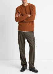 Donegal Cashmere Raglan-Sleeve Sweater in Crew Neck | Vince outlet