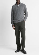 Plush Cashmere Quarter-Zip Sweater in Quarter Zip | Vince on sale