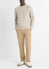 Geo-Jacquard Wool-Blend Crew Neck Sweater in Crew Neck | Vince near me