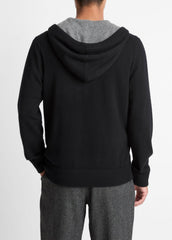 Cashmere Zip-Front Hoodie in Cashmere | Vince outlet