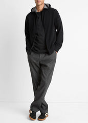 Cashmere Zip-Front Hoodie in Cashmere | Vince outlet