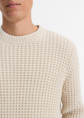 Macro-Waffle Crew Neck Sweater in Crew Neck | Vince sale