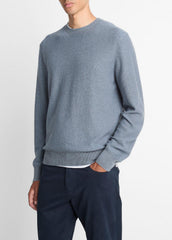 Geo-Jacquard Wool-Blend Crew Neck Sweater in Crew Neck | Vince on sale