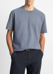 Milano Short-Sleeve Crew Neck Sweater in Crew Neck | Vince Online