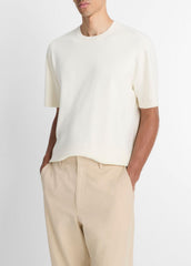 Milano Short-Sleeve Crew Neck Sweater in Crew Neck | Vince near me