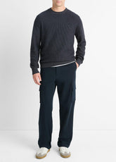 Geo-Jacquard Wool-Blend Crew Neck Sweater in Crew Neck | Vince for sale