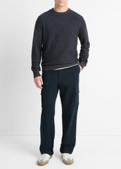 Geo-Jacquard Wool-Blend Crew Neck Sweater in Crew Neck | Vince for sale