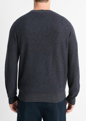 Geo-Jacquard Wool-Blend Crew Neck Sweater in Crew Neck | Vince for sale