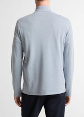 Double-Face Cotton-Blend Quarter-Zip Pullover in Quarter Zip | Vince Online