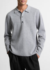 Italian Merino Wool Milano Polo Sweater in Sweaters | Vince discount