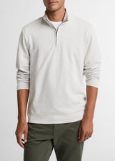 Double-Face Cotton-Blend Quarter-Zip Pullover in Quarter Zip | Vince near me