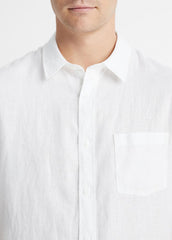 Linen Short-Sleeve Shirt in Short Sleeve | Vince sale