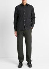 Stretch-Cotton Poplin Shirt in Long Sleeve | Vince for sale