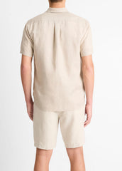 Linen Short-Sleeve Shirt in Short Sleeve | Vince sale