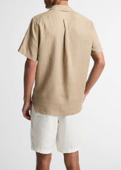 Linen Short-Sleeve Shirt in Long Sleeve | Vince on sale