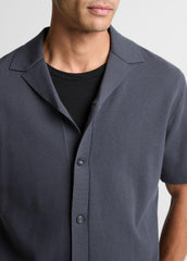 Merino Wool Cabana Shirt in Short Sleeve | Vince sale