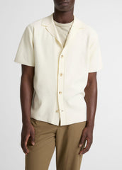 Merino Wool Cabana Shirt in Short Sleeve | Vince for sale