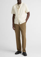 Merino Wool Cabana Shirt in Short Sleeve | Vince for sale
