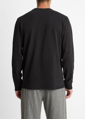 Sueded Jersey Long-Sleeve Pocket T-Shirt in Long Sleeve | Vince Online