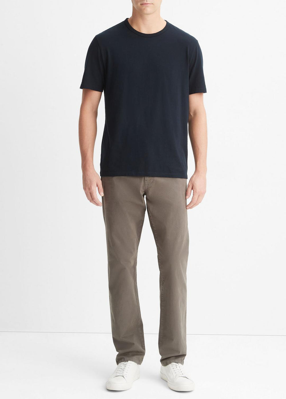 Garment Dye Cotton T-Shirt in T-Shirts & Polos | Vince near me