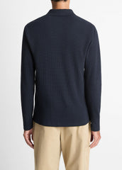 Variegated Cotton Polo Shirt in Henleys & Polos | Vince outlet