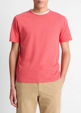 Garment Dye Cotton T-Shirt in Short Sleeve | Vince near me