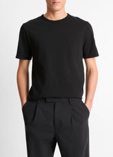 Garment Dye Cotton T-Shirt in Short Sleeve | Vince outlet