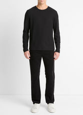 Pima Cotton Piqué Long-Sleeve T-Shirt in Long Sleeve | Vince on sale