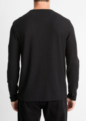 Pima Cotton Piqué Long-Sleeve T-Shirt in Long Sleeve | Vince on sale