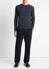 Pima Cotton-Blend Thermal Long-Sleeve Pullover in Long Sleeve | Vince sale