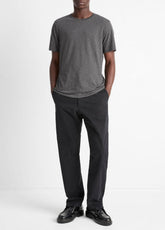 Pima Cotton Crew Neck T-Shirt in Short Sleeve | Vince on sale