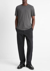 Pima Cotton Crew Neck T-Shirt in Short Sleeve | Vince on sale