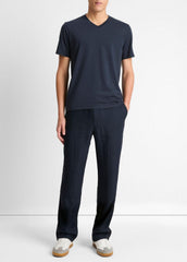 Pima Cotton V-Neck T-Shirt in Short Sleeve | Vince outlet