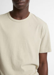 Garment Dye Cotton T-Shirt in Short Sleeve | Vince Online