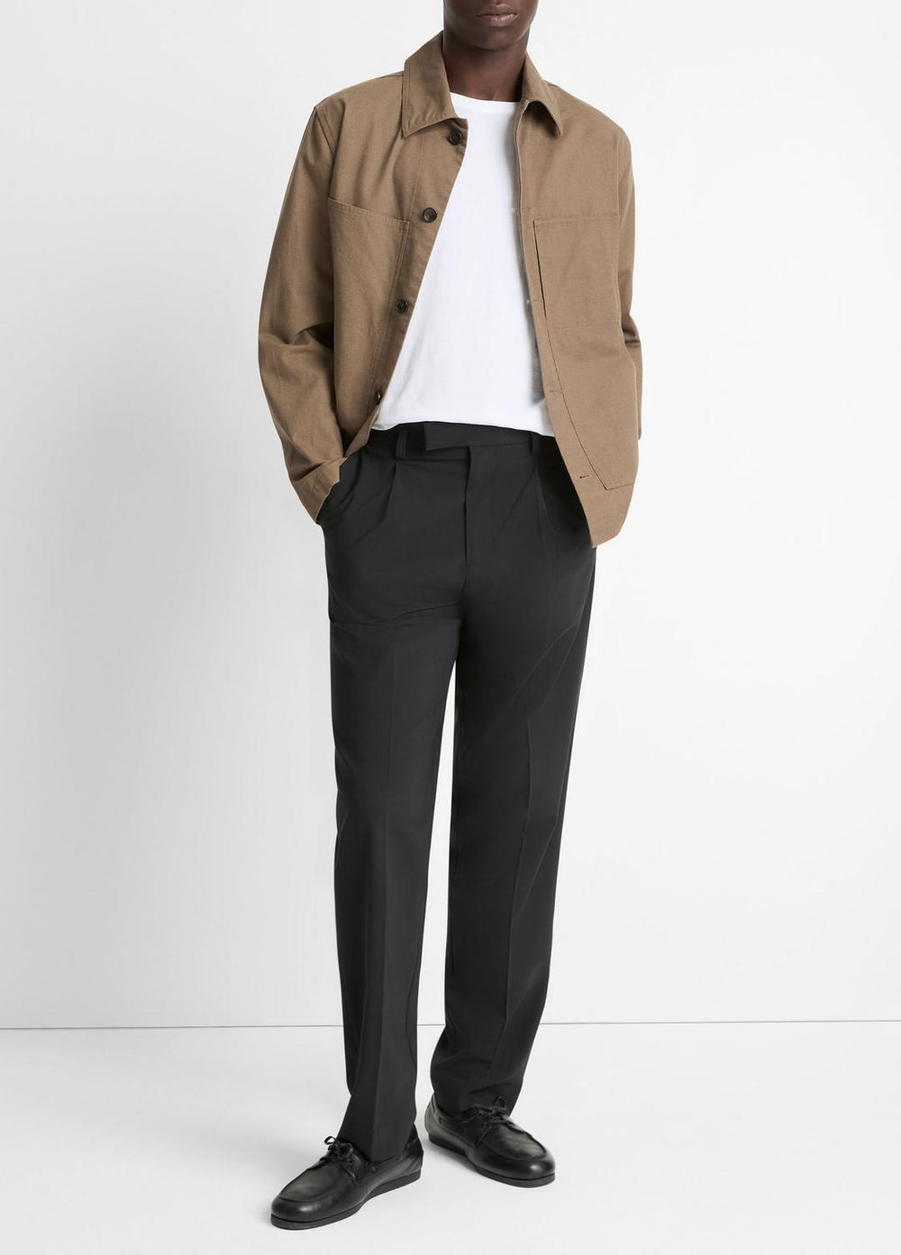 Louie Relaxed Pleated Trouser in Trousers | Vince on sale